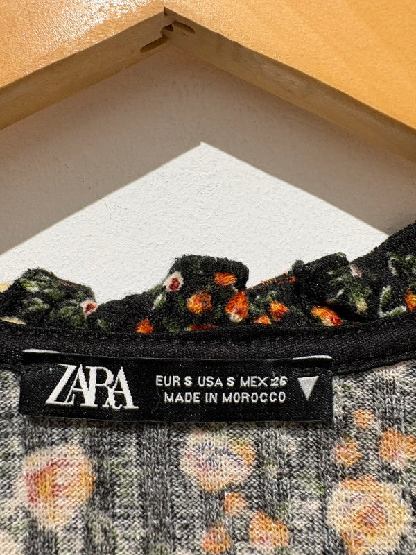 Vestido estampado de Zara