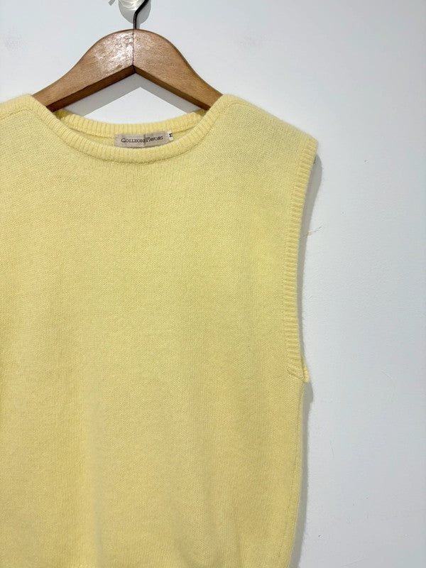 Chaleco vintage de lana y angora
