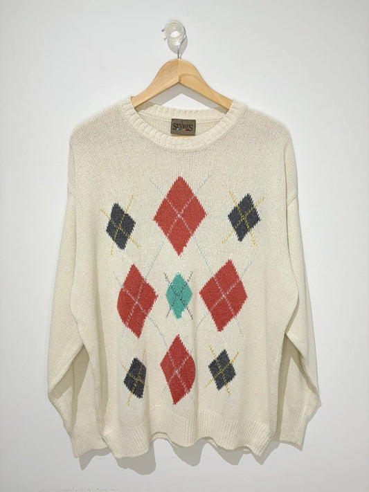 Jersey de rombos Vintage