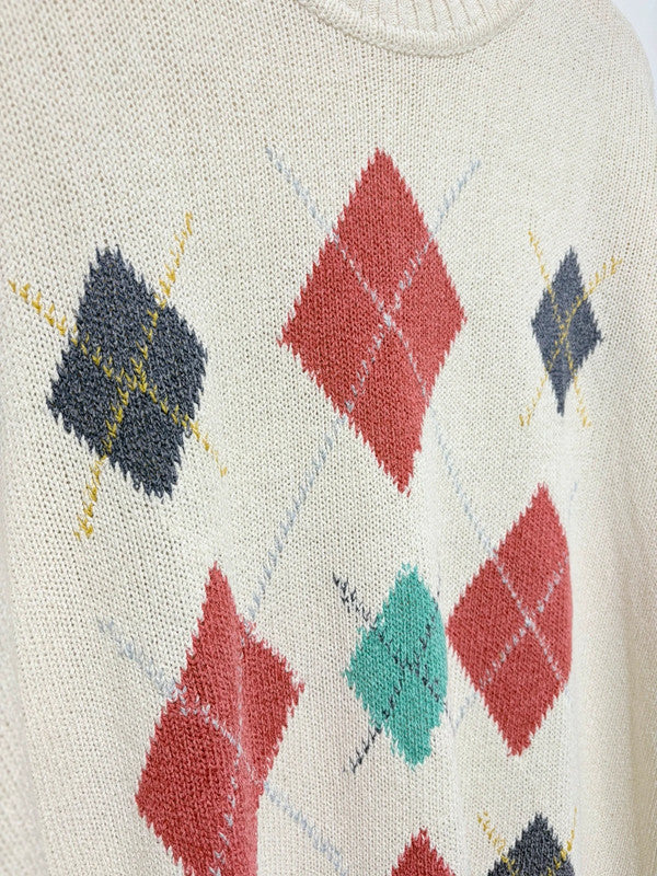 Jersey de rombos Vintage