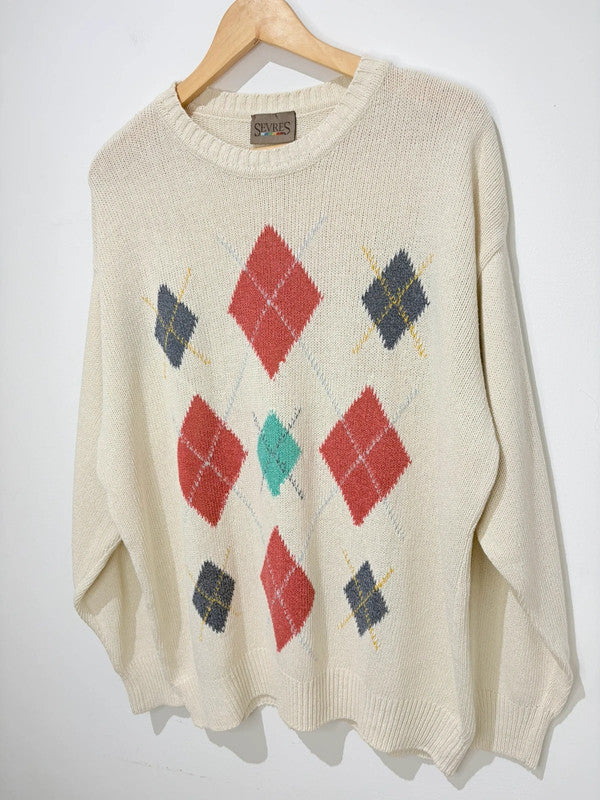 Jersey de rombos Vintage