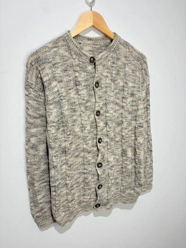 Cárdigan de cuello redondo vintage