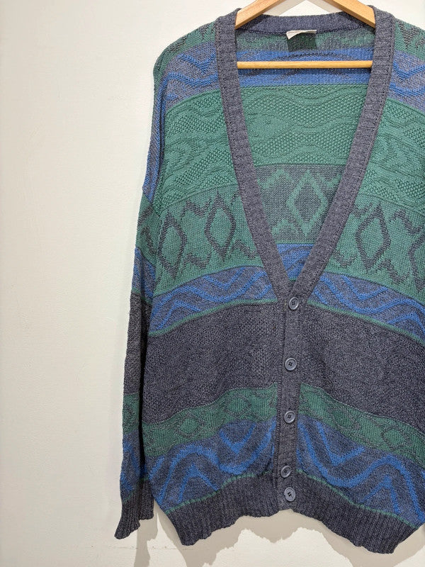 Cárdigan estampado Vintage