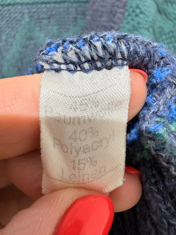 Cárdigan estampado Vintage