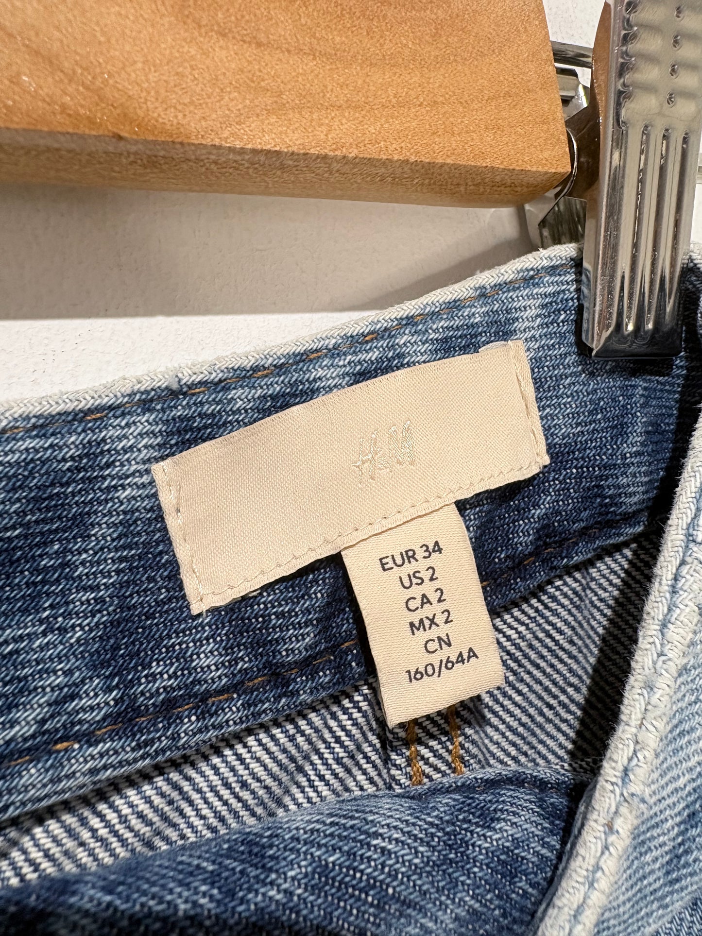 Falda vaquera larga H&M