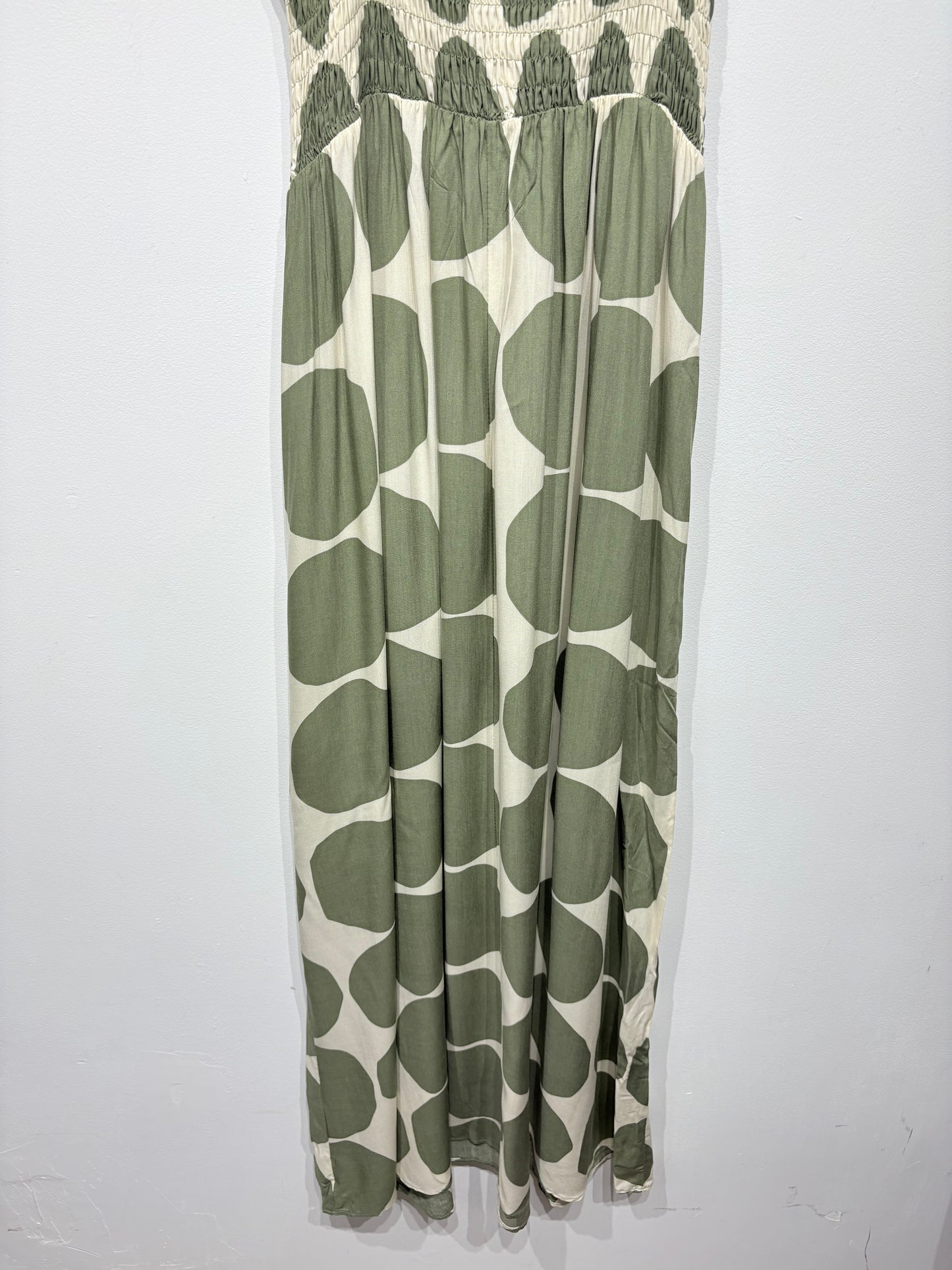 Vestido estampado de tirantes