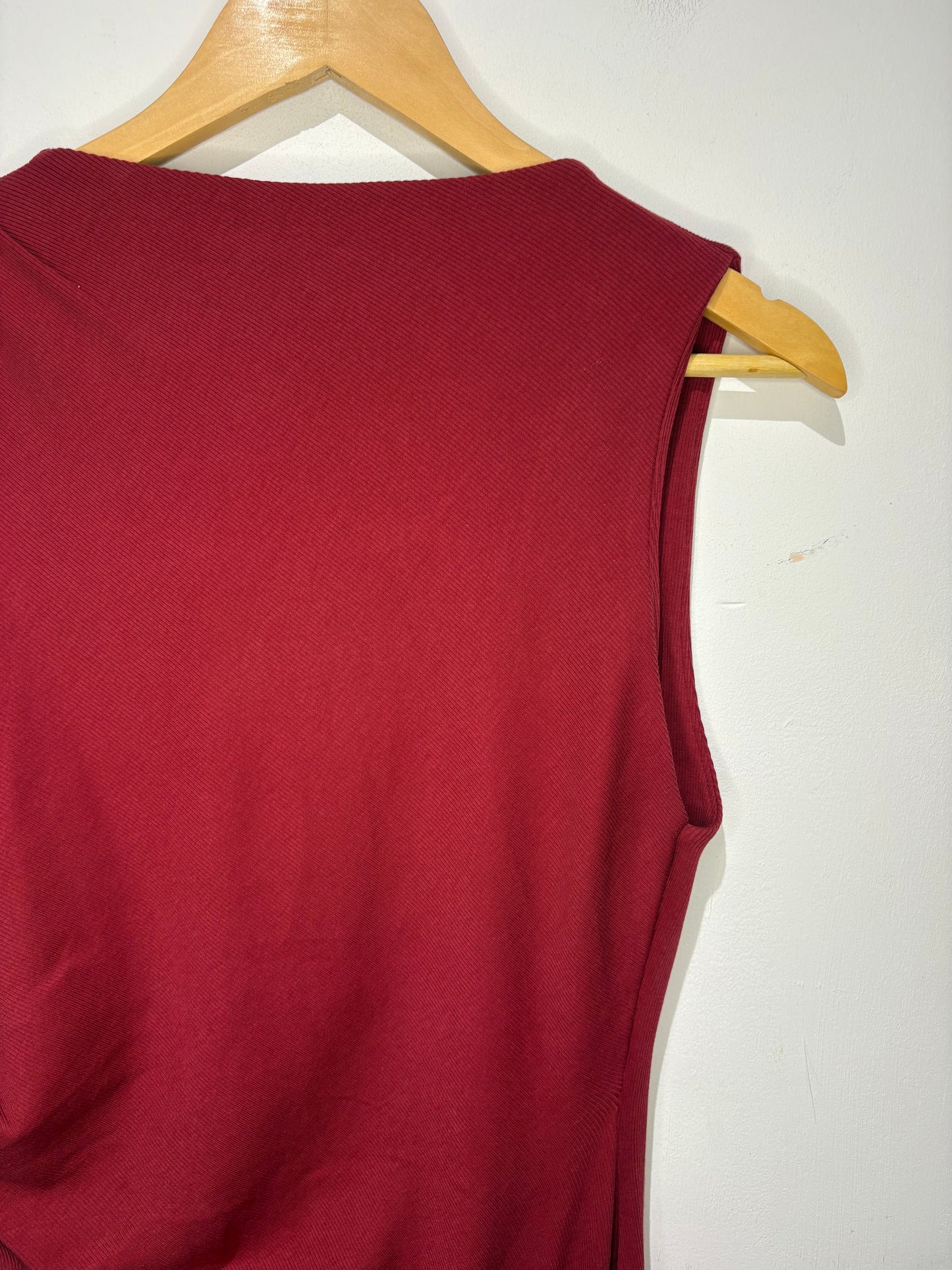 Vestido granate de Zara