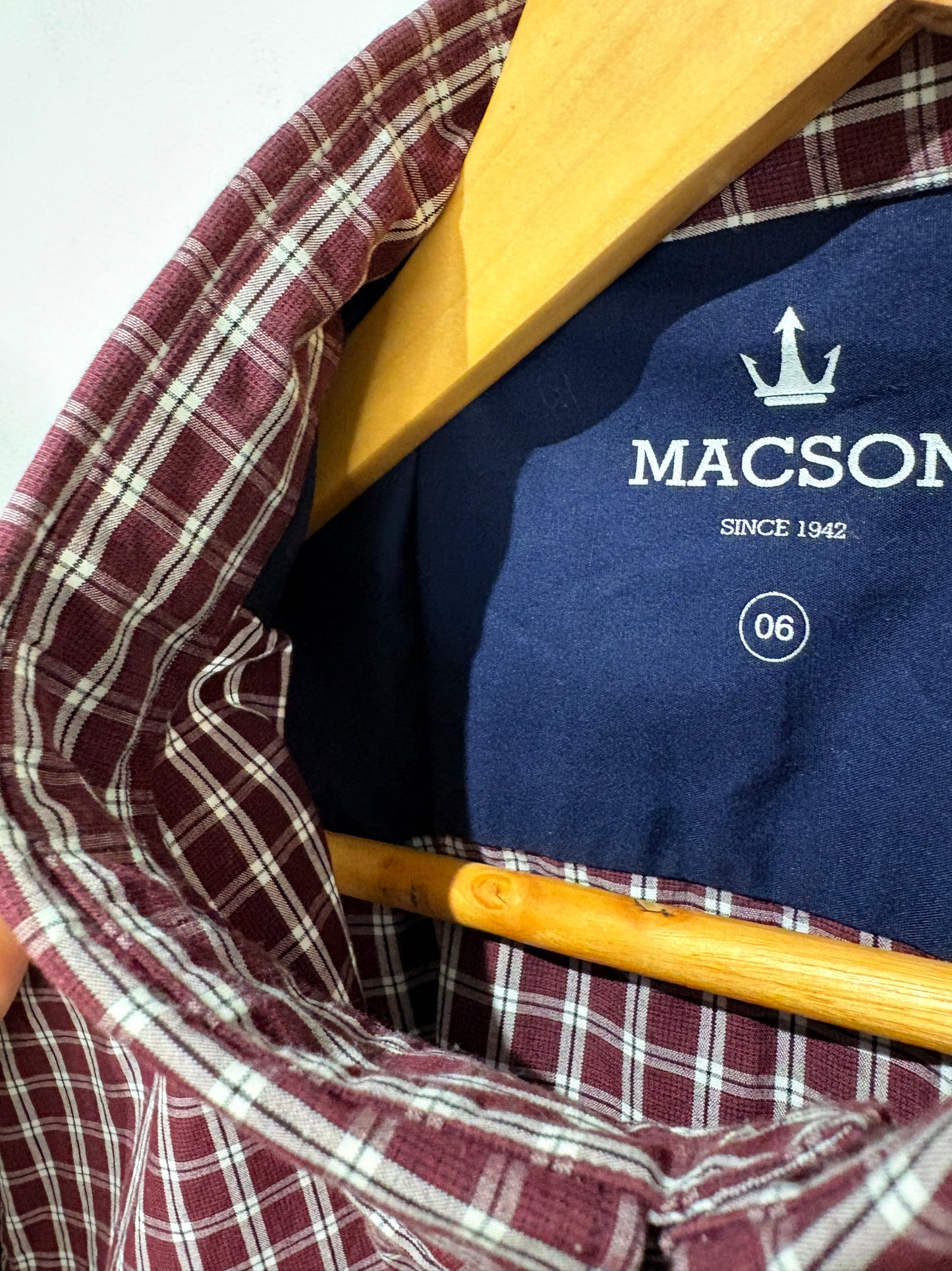 Camisa de cuadros Macson