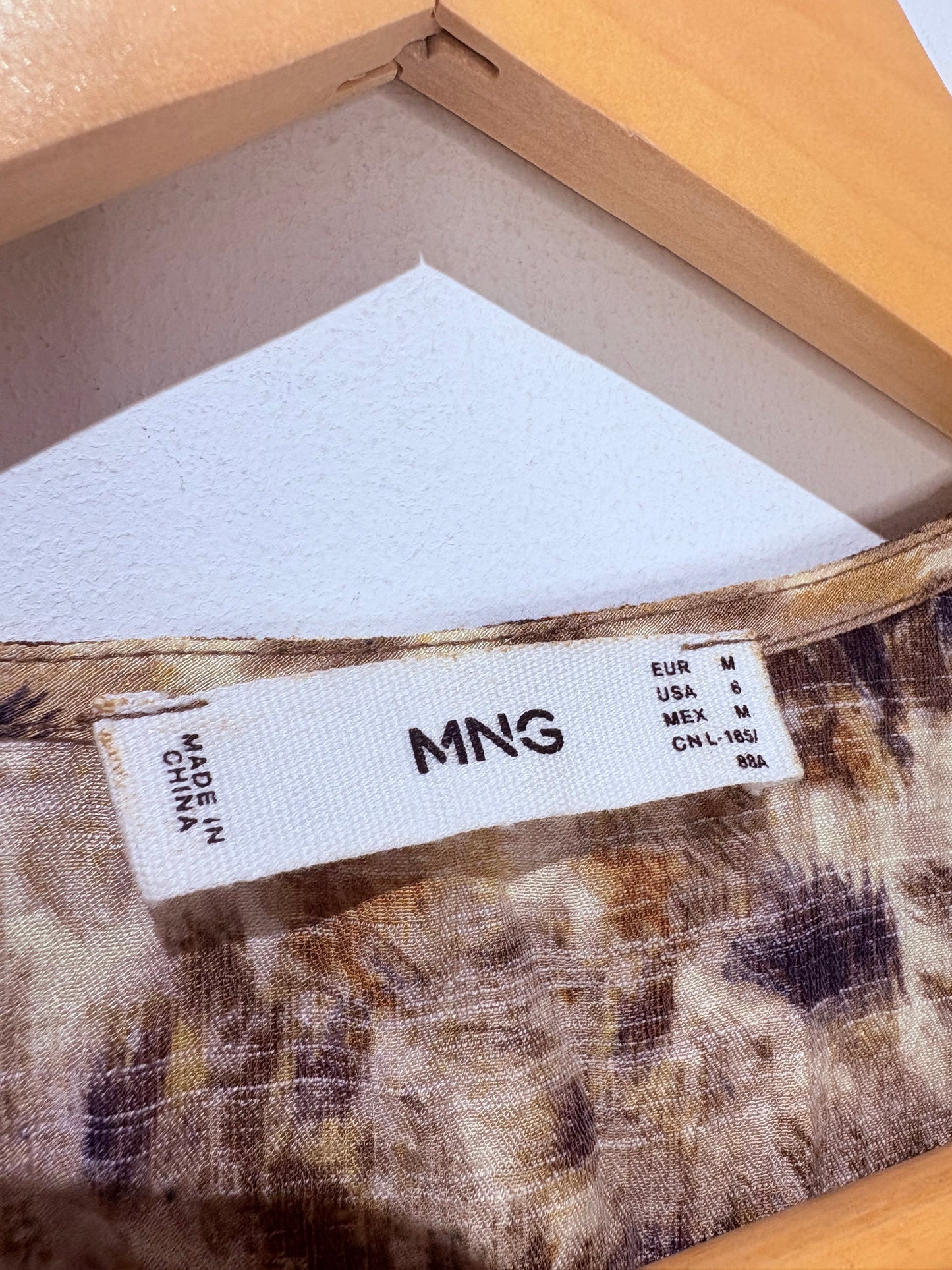 Vestido estampado de Mango
