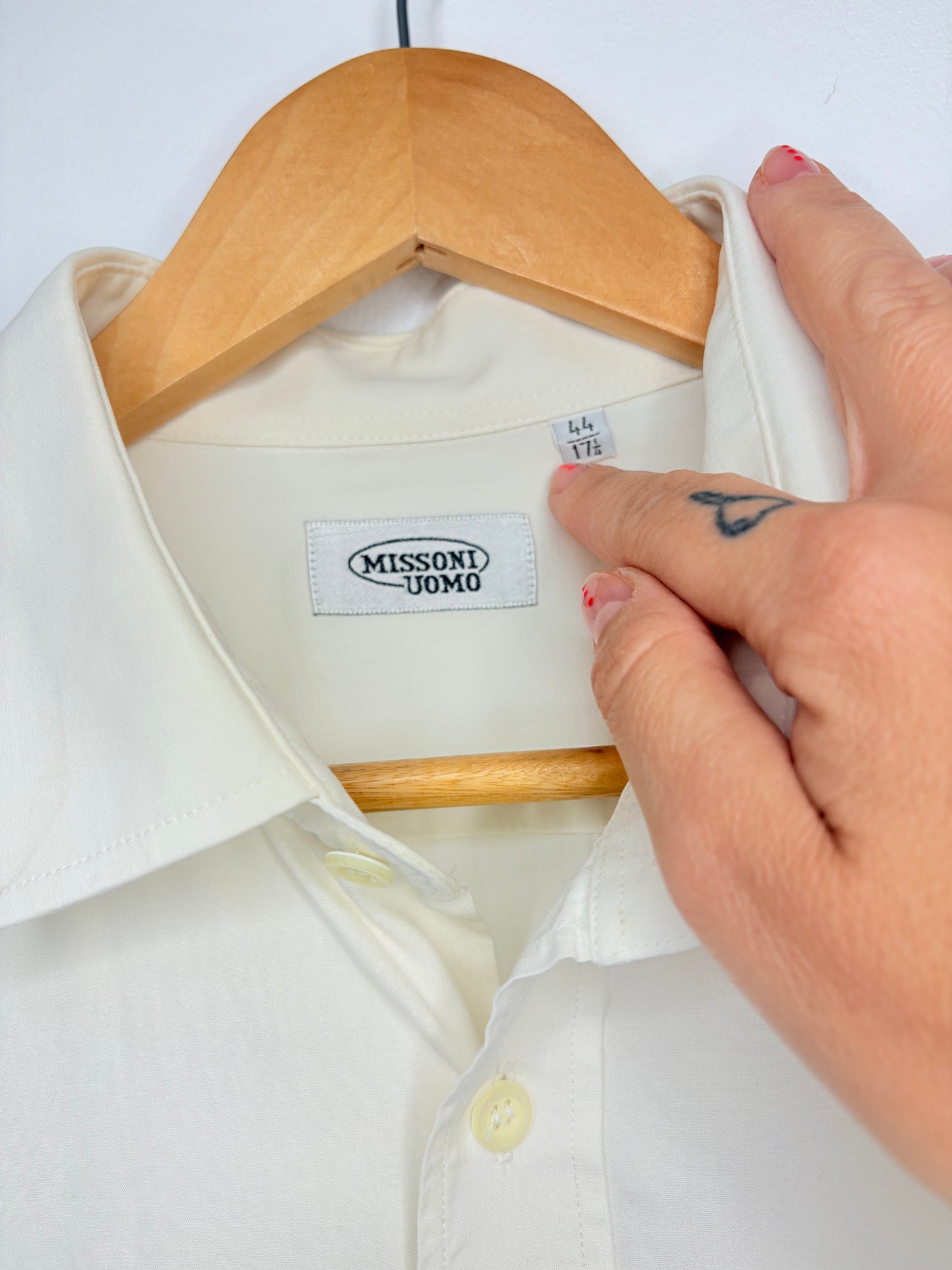 Camisa sola con bolsillo Vintage