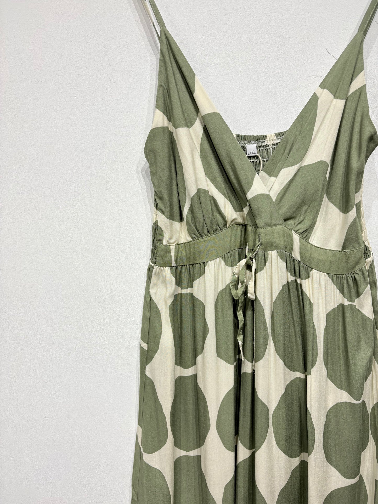 Vestido estampado de tirantes