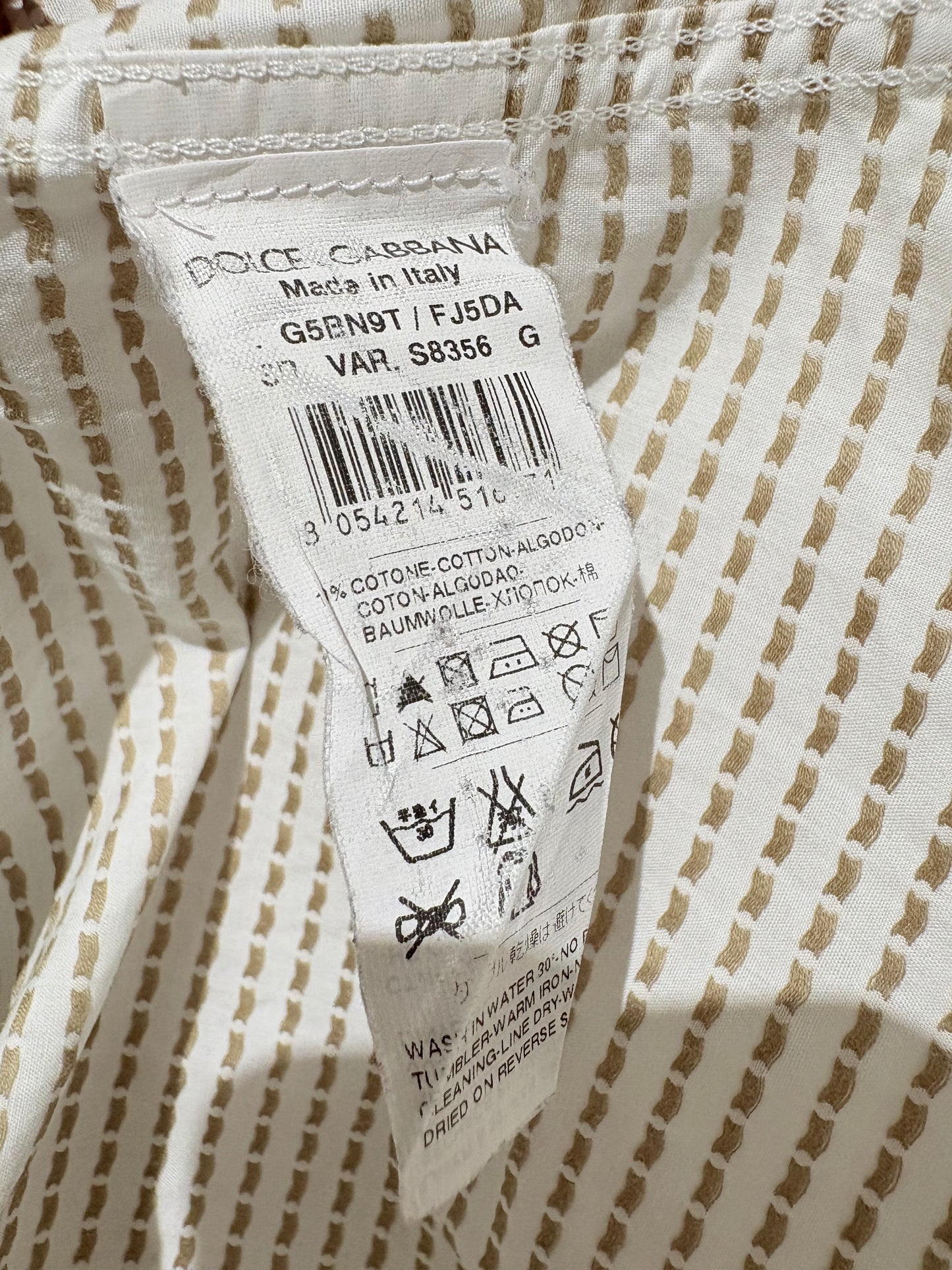 Camisa D&G de puntitos