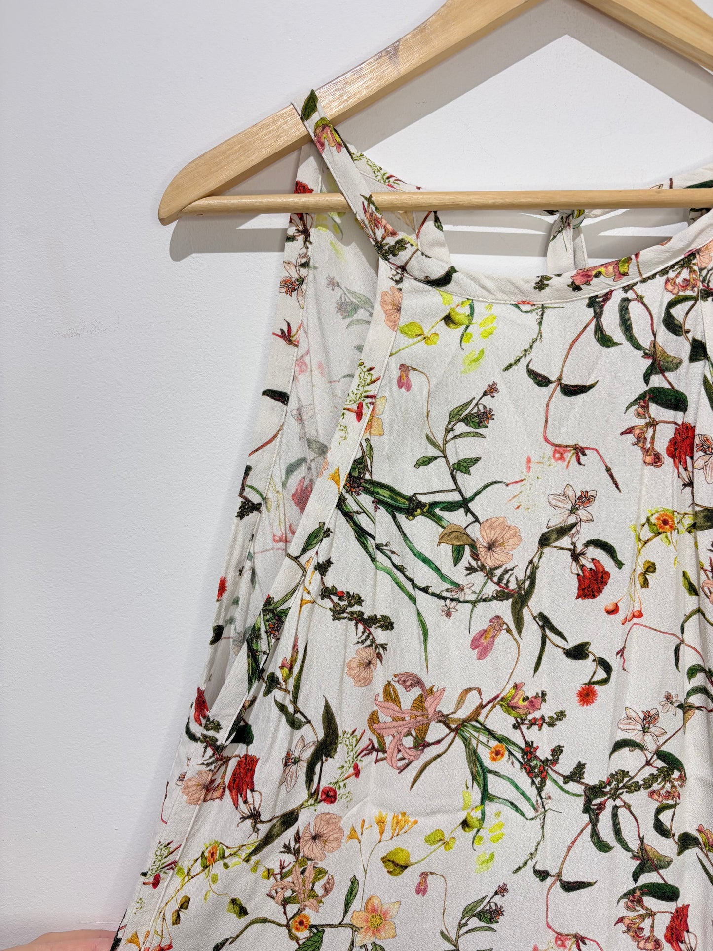 Blusa tirantes estampada Zara