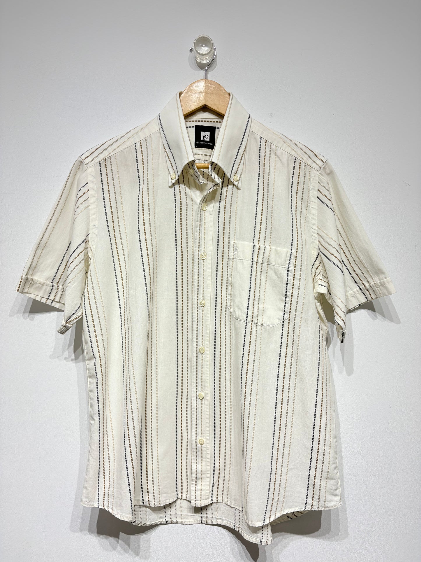 Camisa rayas 100% algodón di roccobarocco