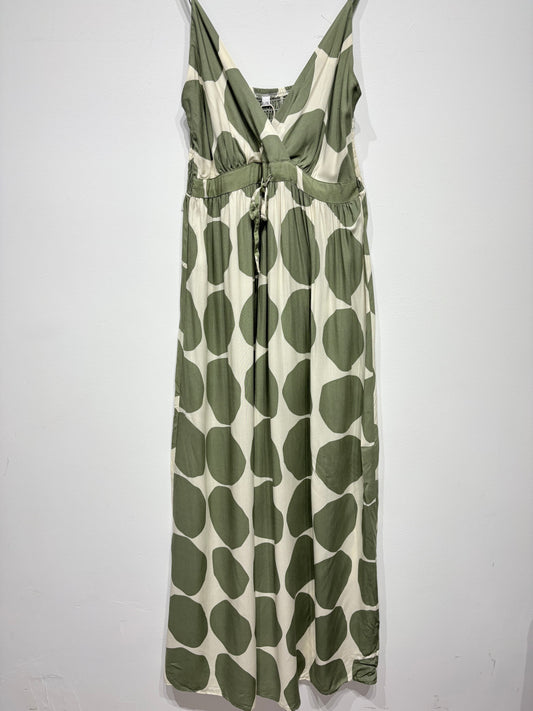 Vestido estampado de tirantes