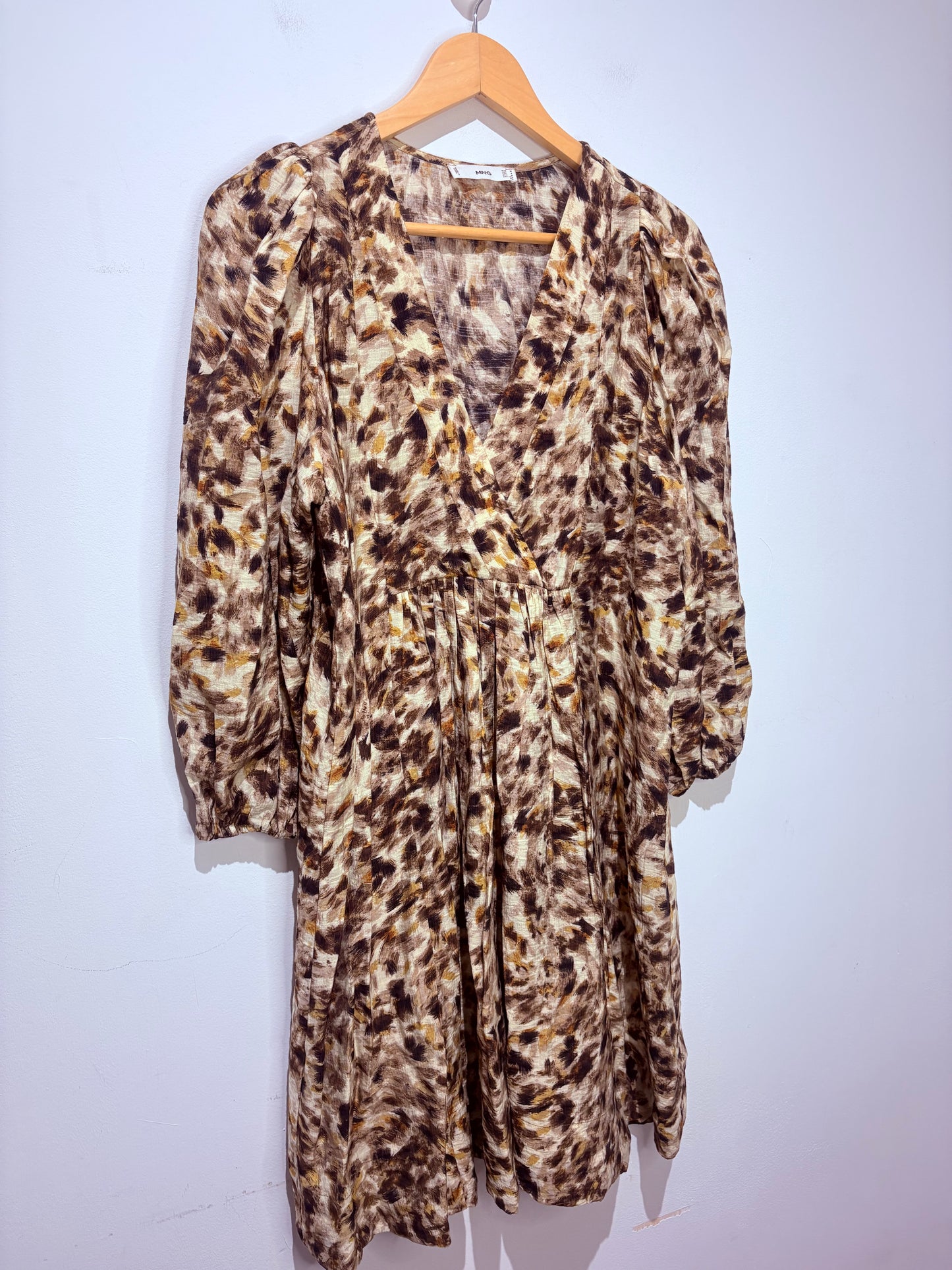 Vestido estampado de Mango