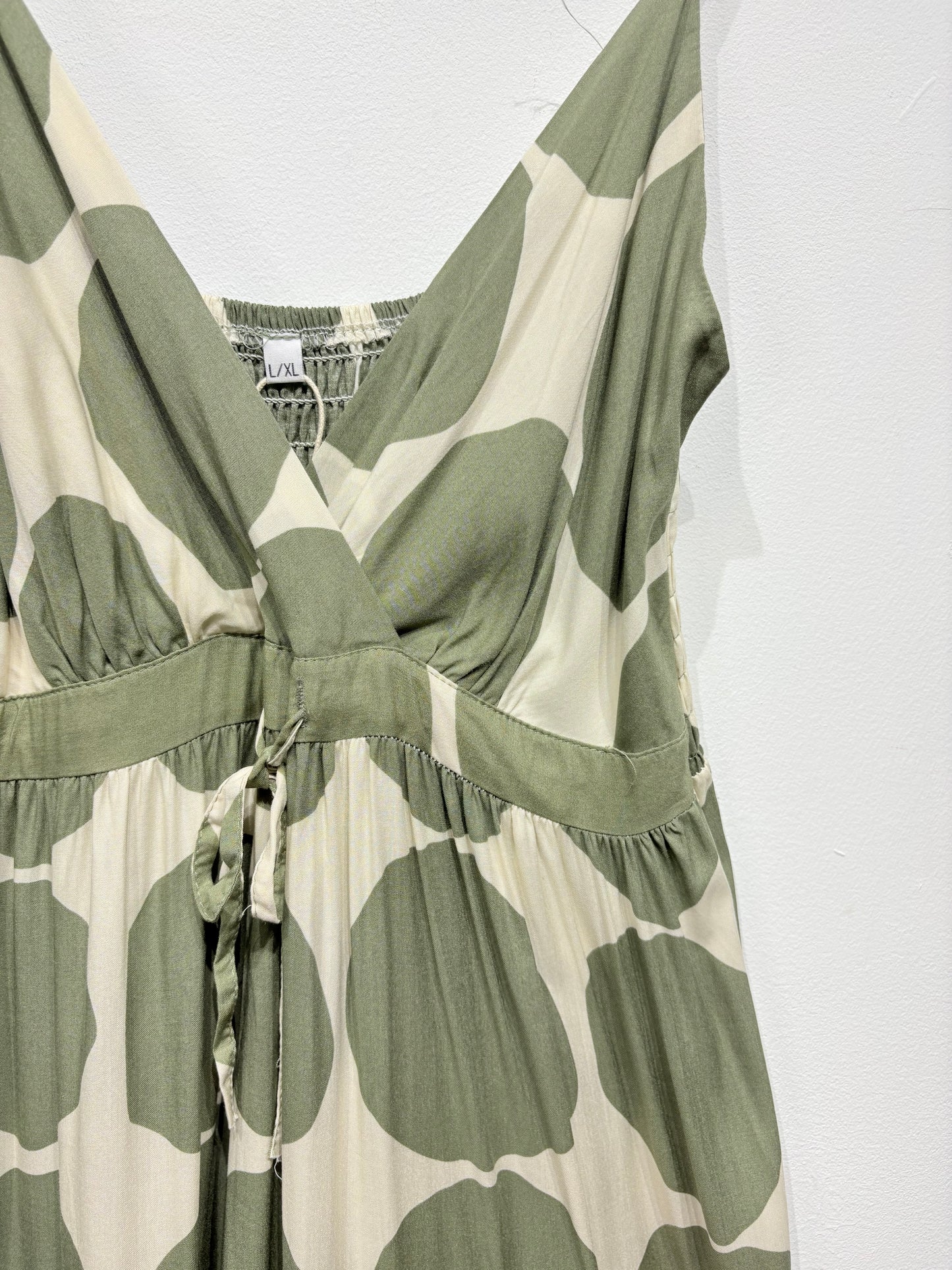 Vestido estampado de tirantes