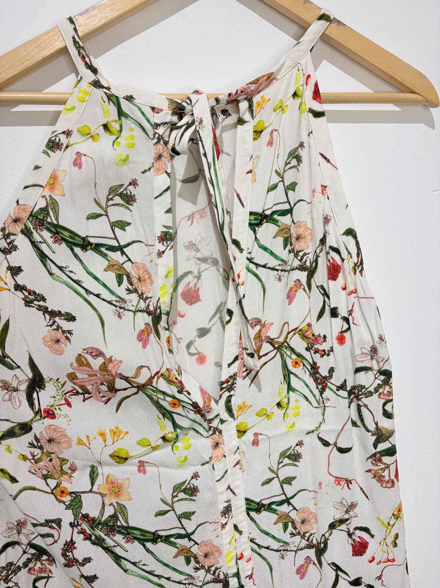 Blusa tirantes estampada Zara