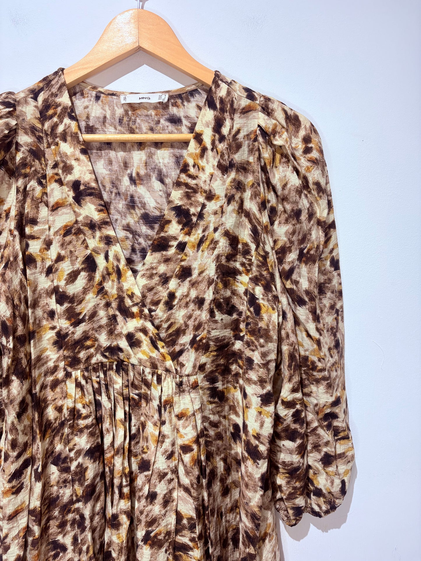 Vestido estampado de Mango