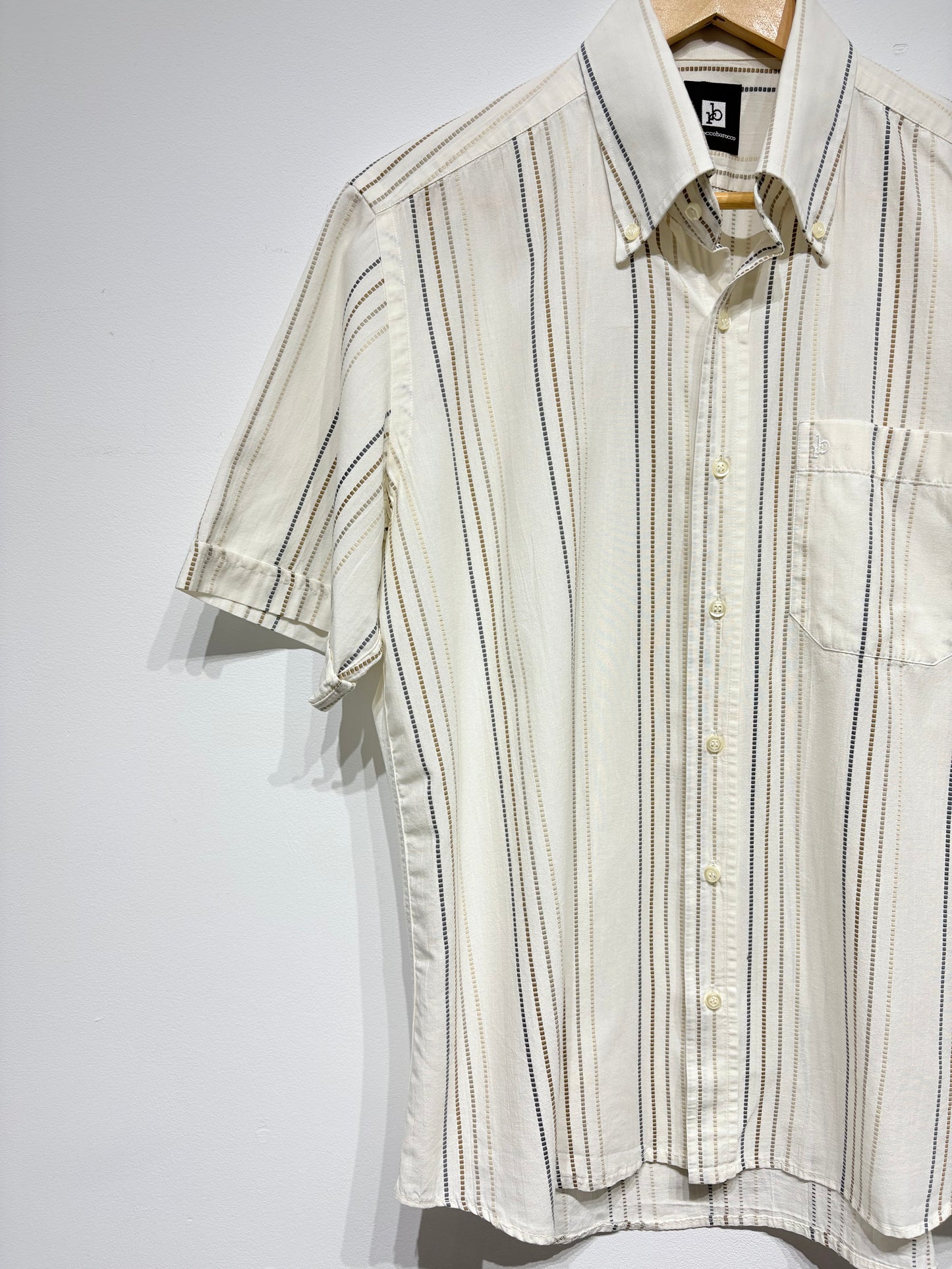 Camisa rayas 100% algodón di roccobarocco