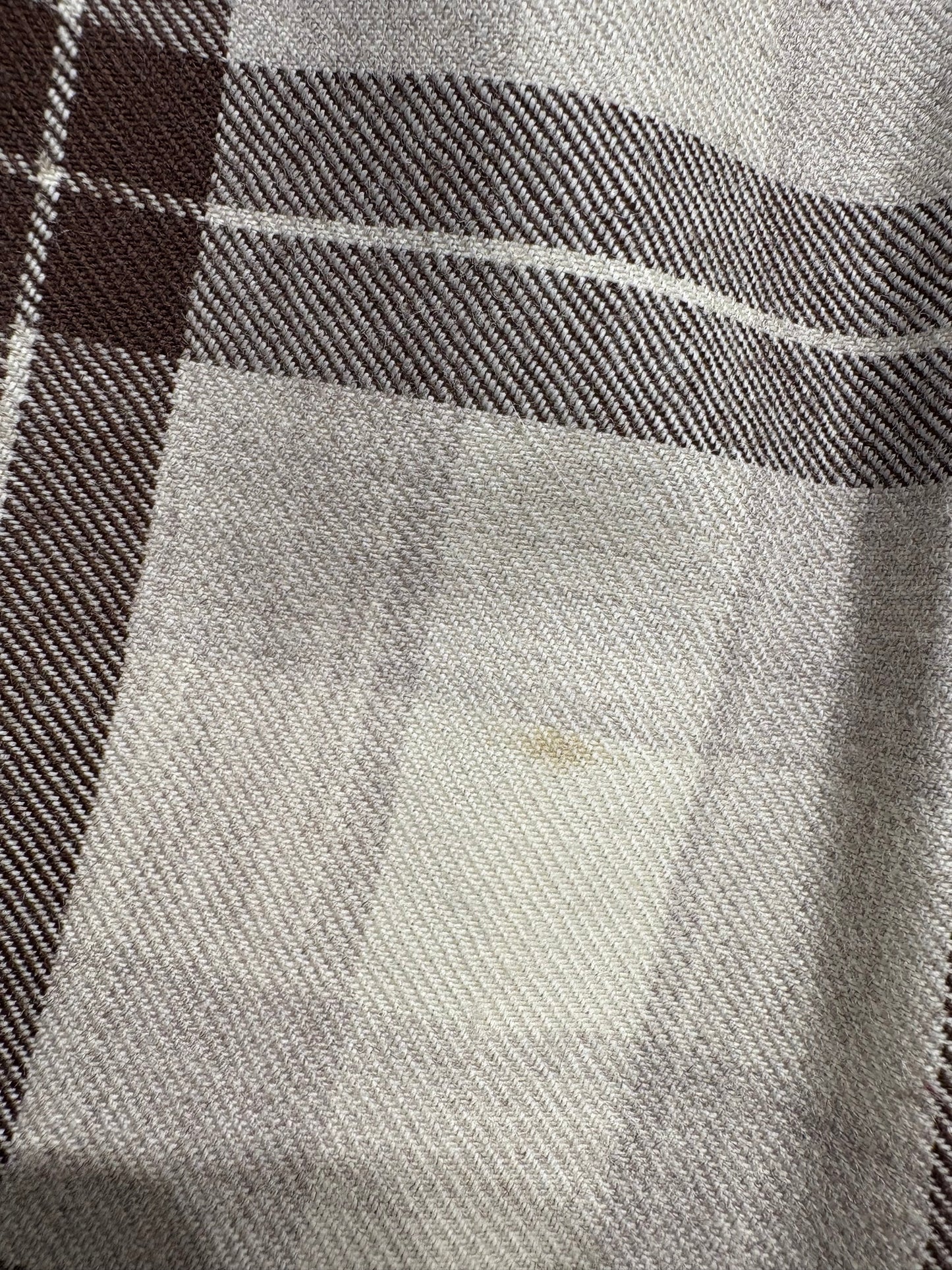 Bermuda Vintage de cuadros 100% lana