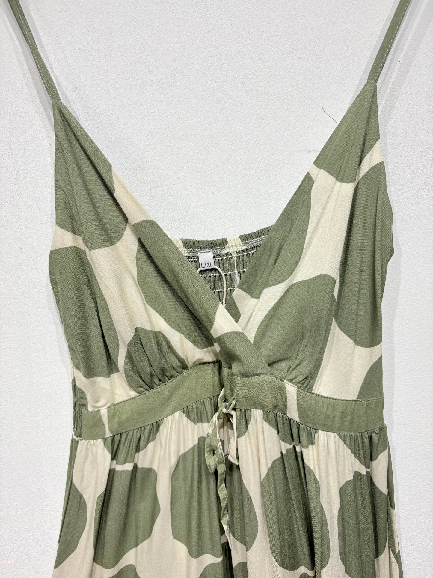Vestido estampado de tirantes