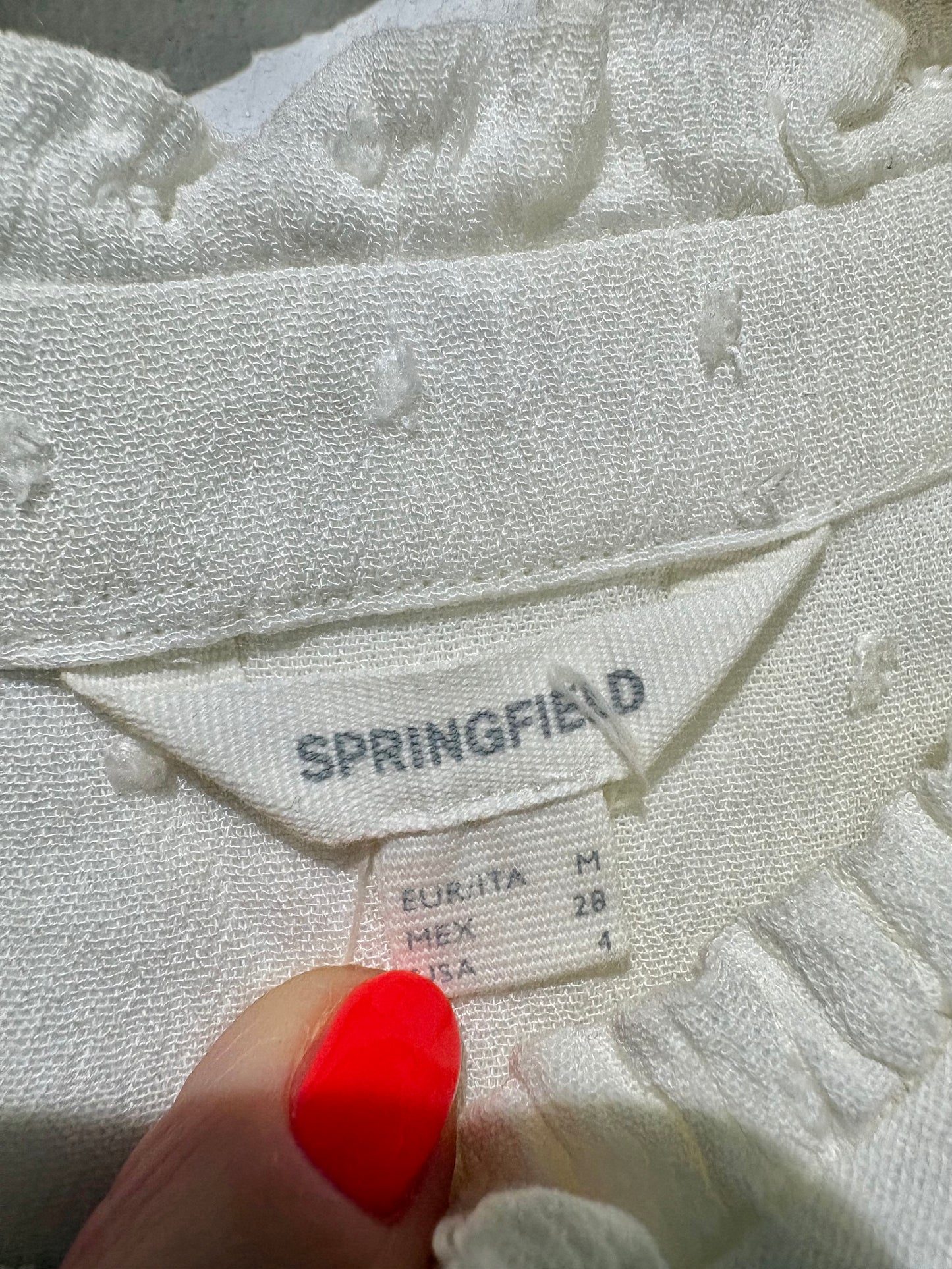 Blusa estilo romántico Springfield
