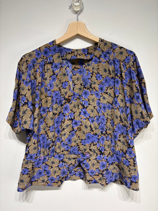 Blusa vintage estampada