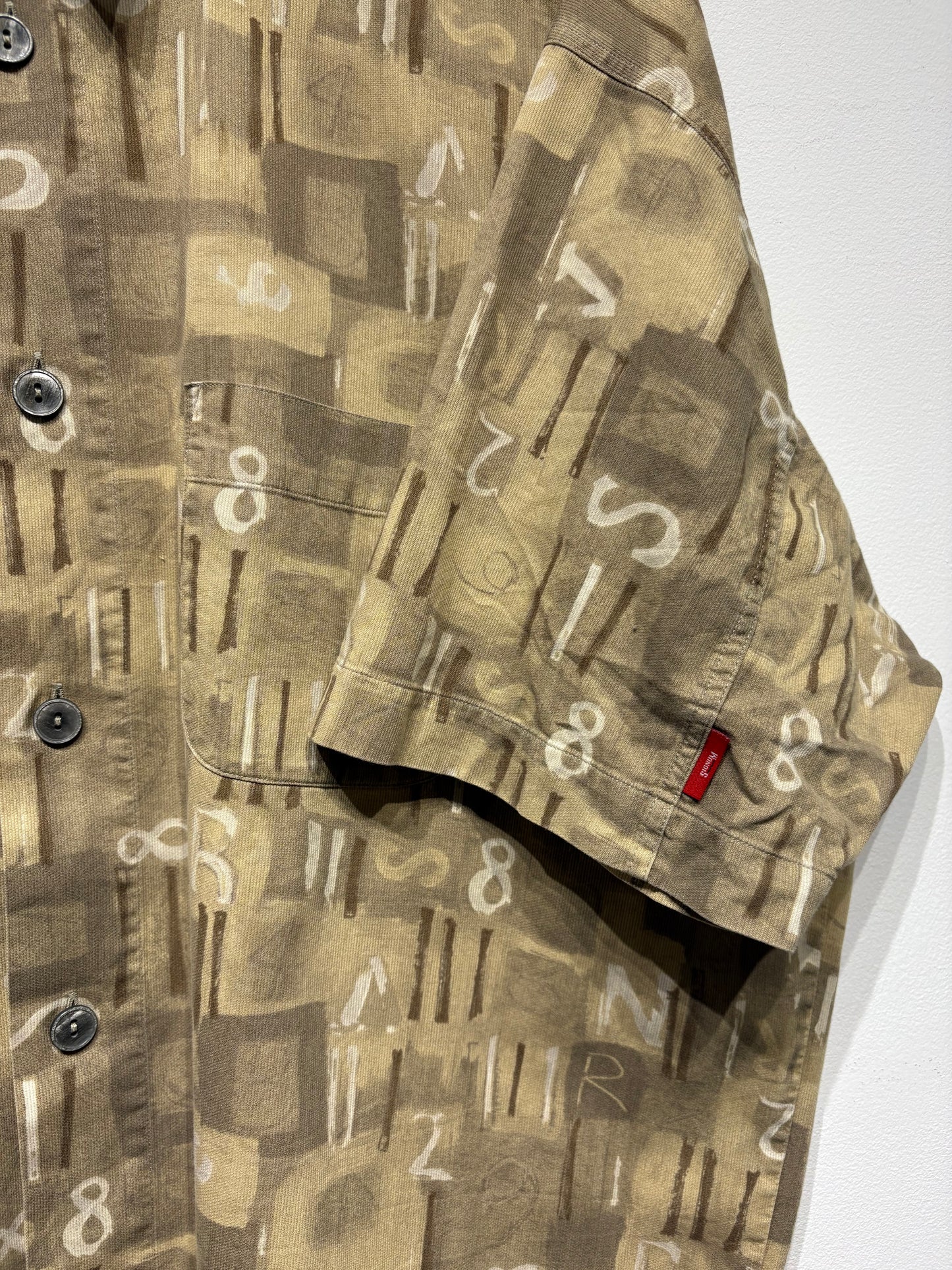 Camisa estampada tonos beige Signum
