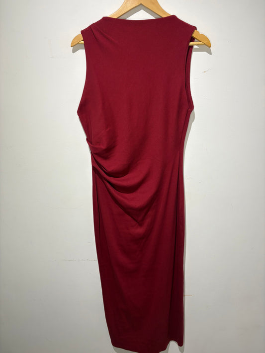 Vestido granate de Zara