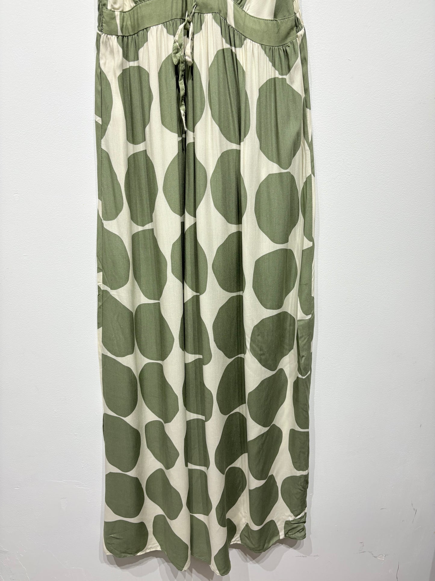 Vestido estampado de tirantes