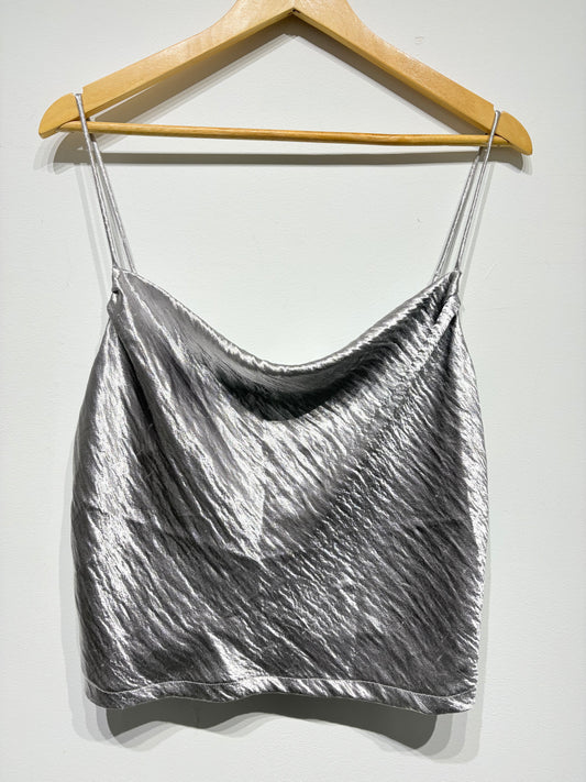 Blusa satinada de Mango