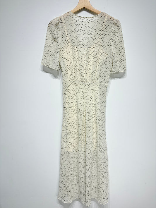 Vestido topitos jaspeados de H&M