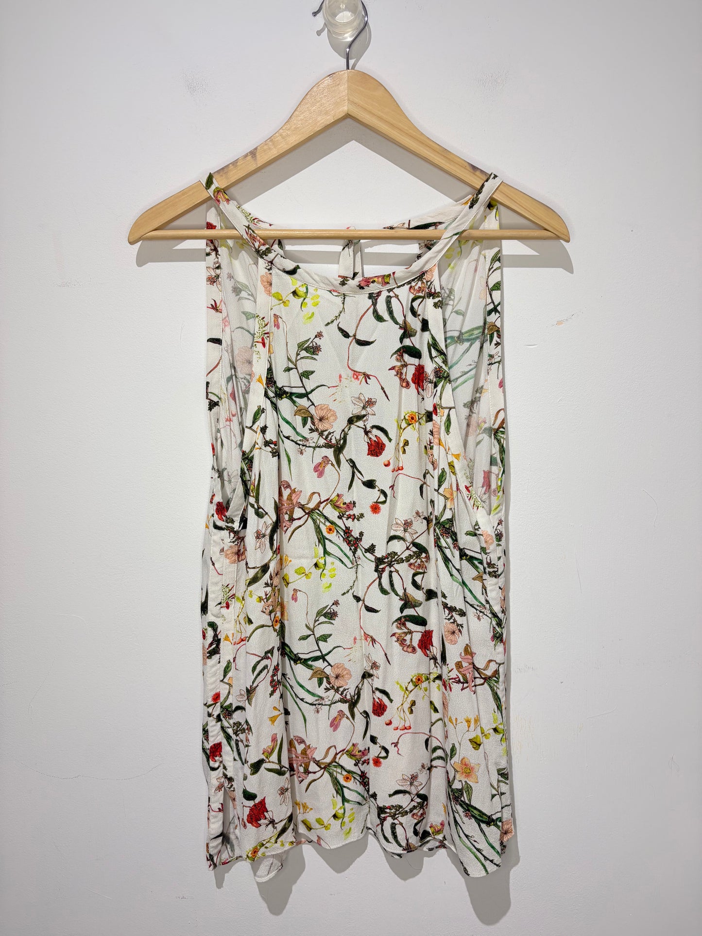 Blusa tirantes estampada Zara