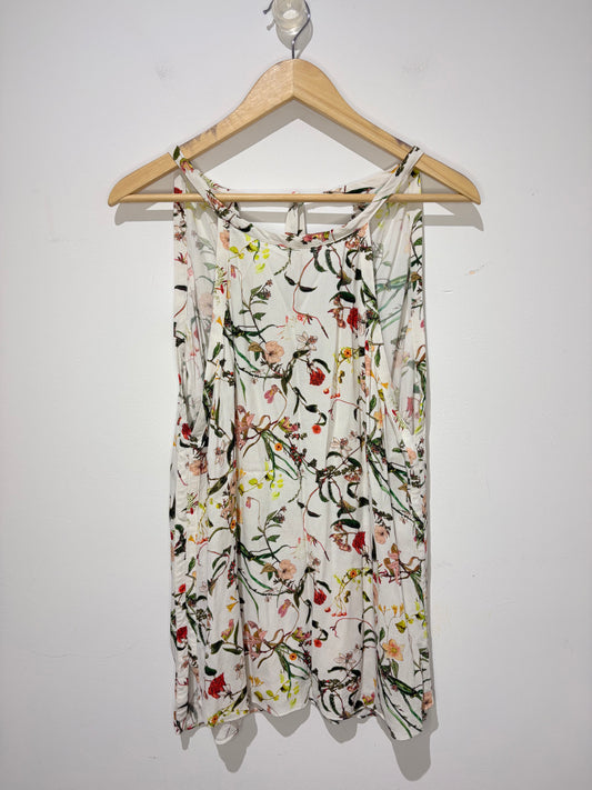 Blusa tirantes estampada Zara
